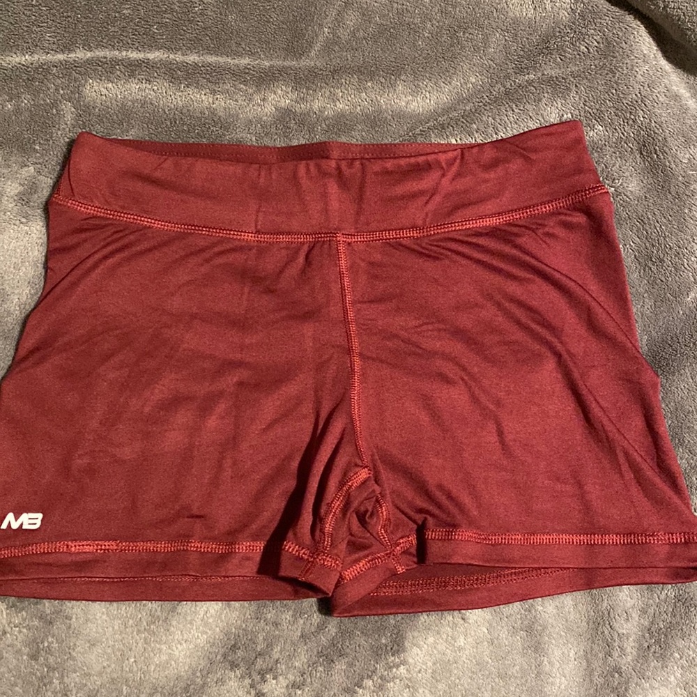 Red Minibeast workout shorts